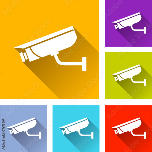 video surveillance icons