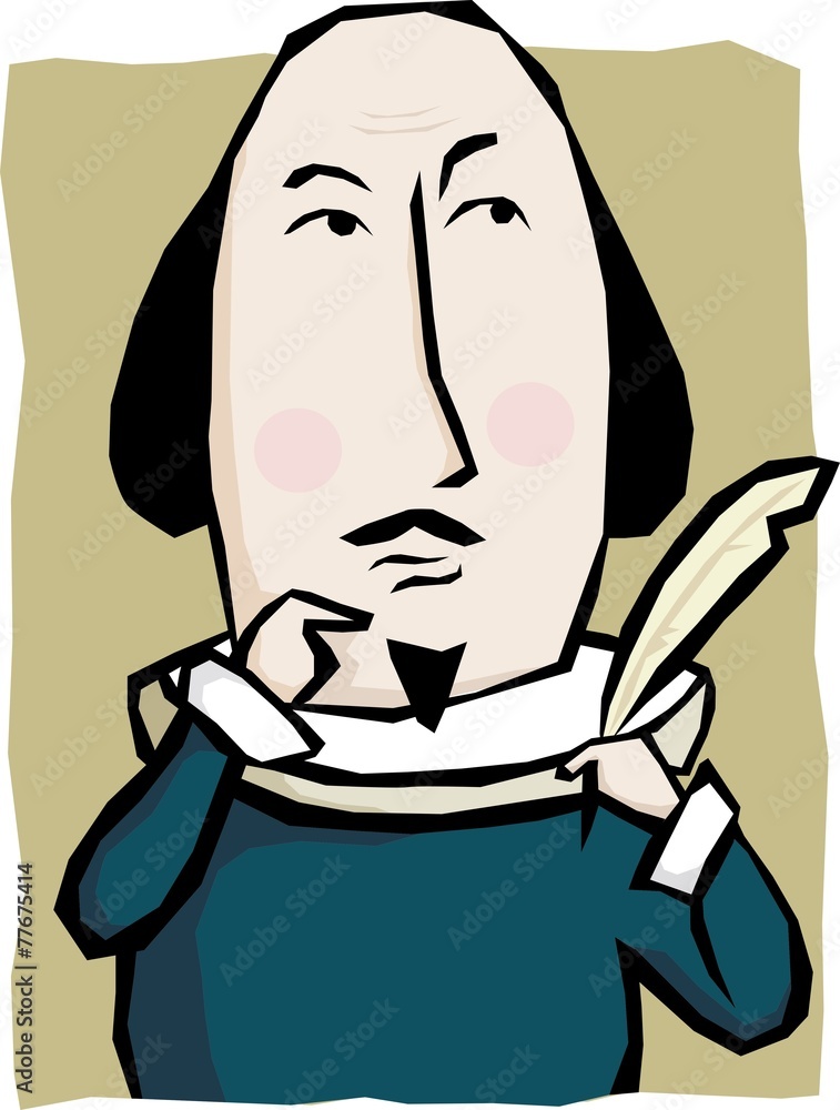 Naklejka premium Shakespeare