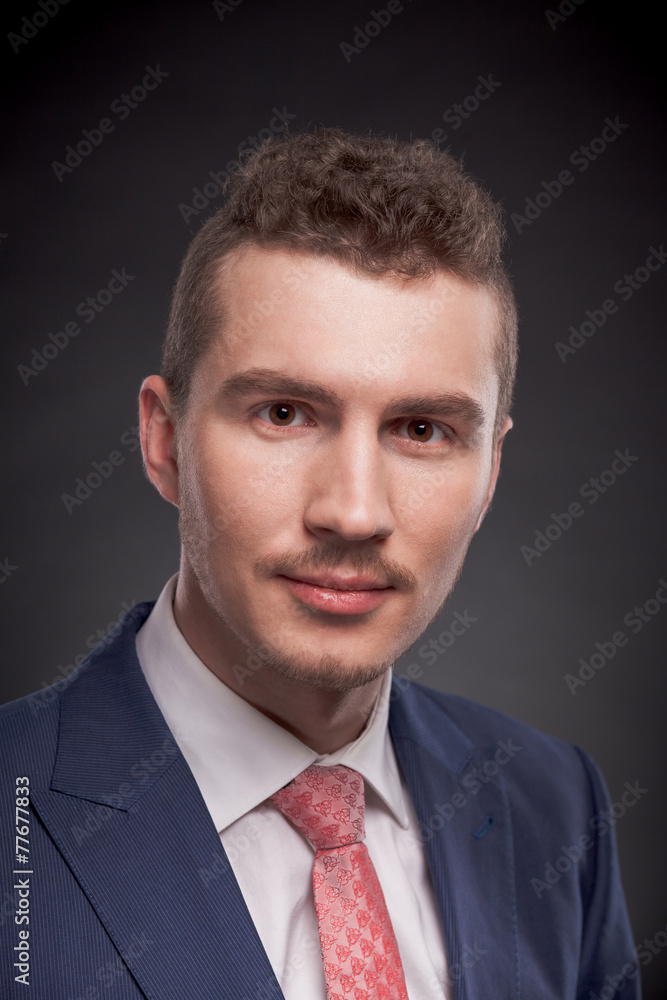 Man in suit a classic portrait Man in suit a classic portrait