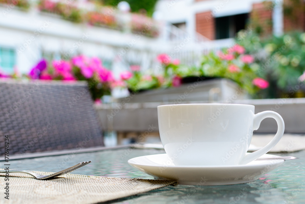 Cup of coffee on the table Cup of coffee on the table