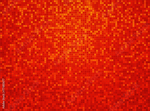 orange yellow red checkered background with a light vignette