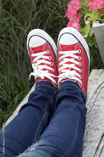 Red Sneakers