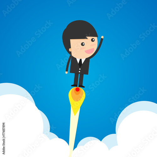 Businessman rocket to succe...