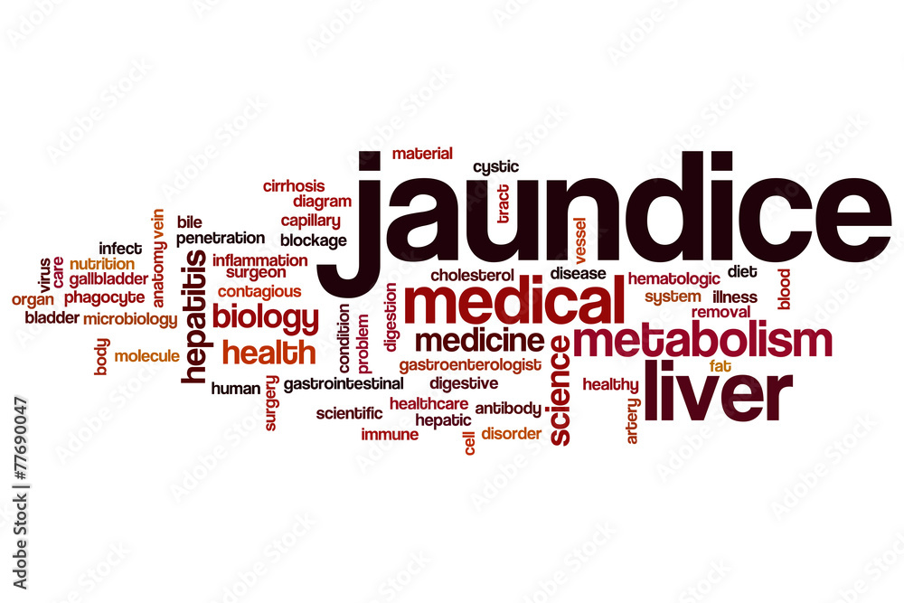 Jaundice word cloud