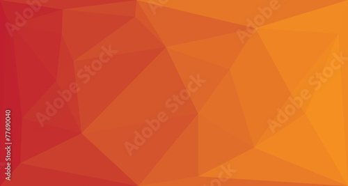Orangevector polygonal background for banners and web design