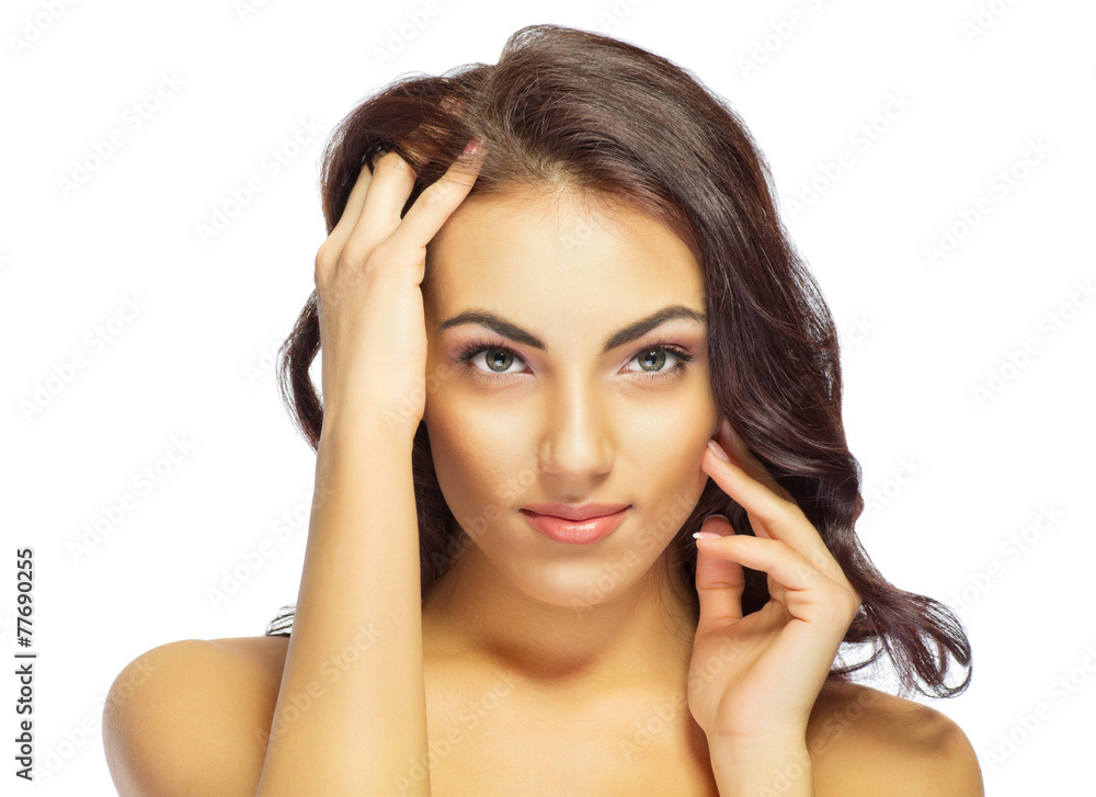 Fototapeta premium Beauty portrait of young girl