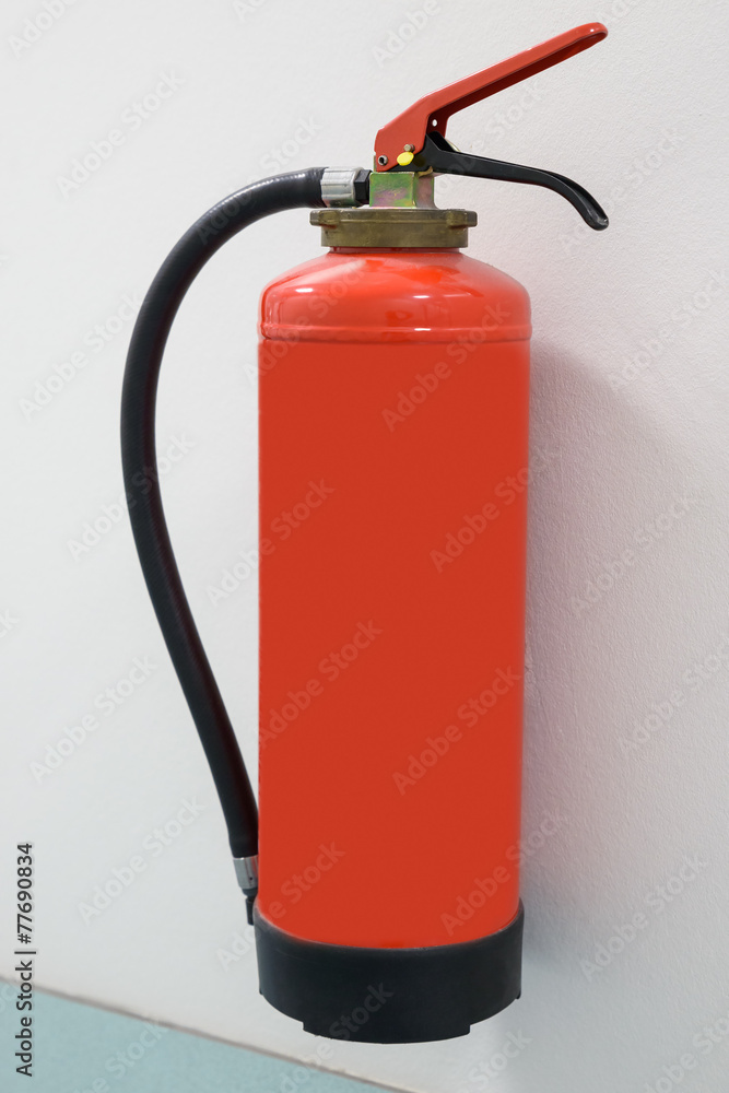 Close-up Of Fire Extinguisher Close-up Of Fire Extinguisher