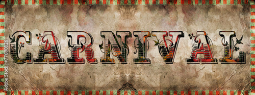 Grungy illustration for funfair,carnival, circus etc