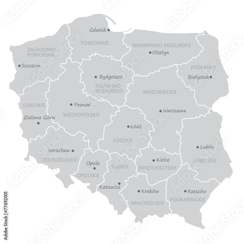 podział administracyjny polski, województwa