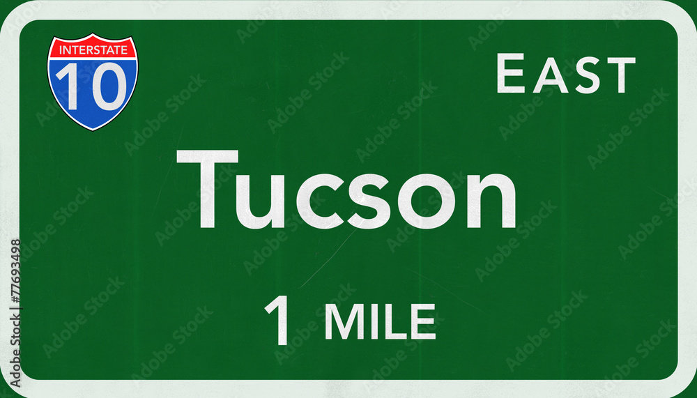 Tucson Interstate Highway Sign