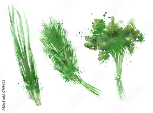 plant vector logo design template. ingredients or food icon.