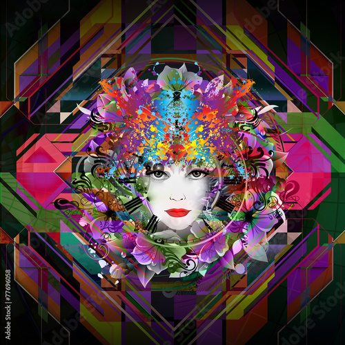 яркий абстрактный фон