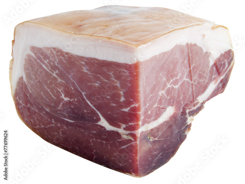 Jambon sec d'Auvergne coupé
