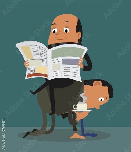 Boss and subordinate