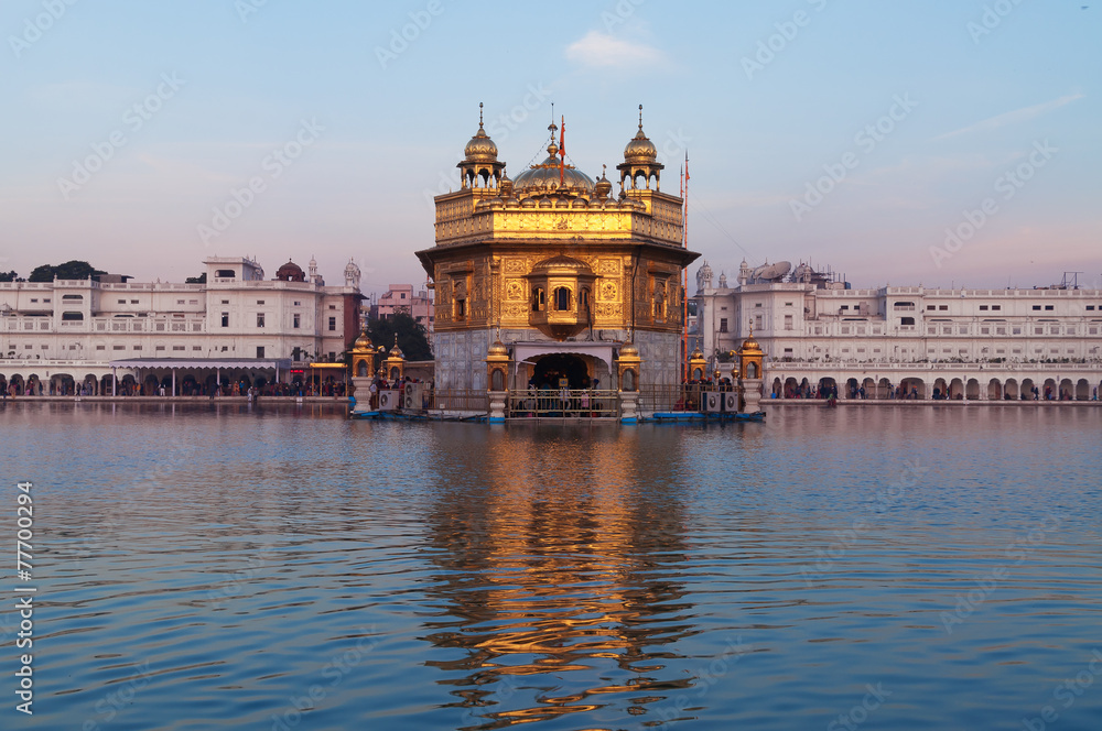 Golden Temple in the early morning. Amritsar. India