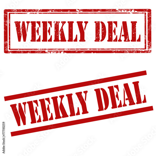 Weekly Deal-stamps