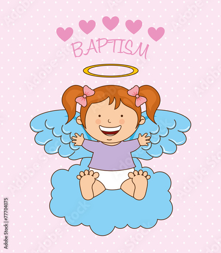 baptism angel design
