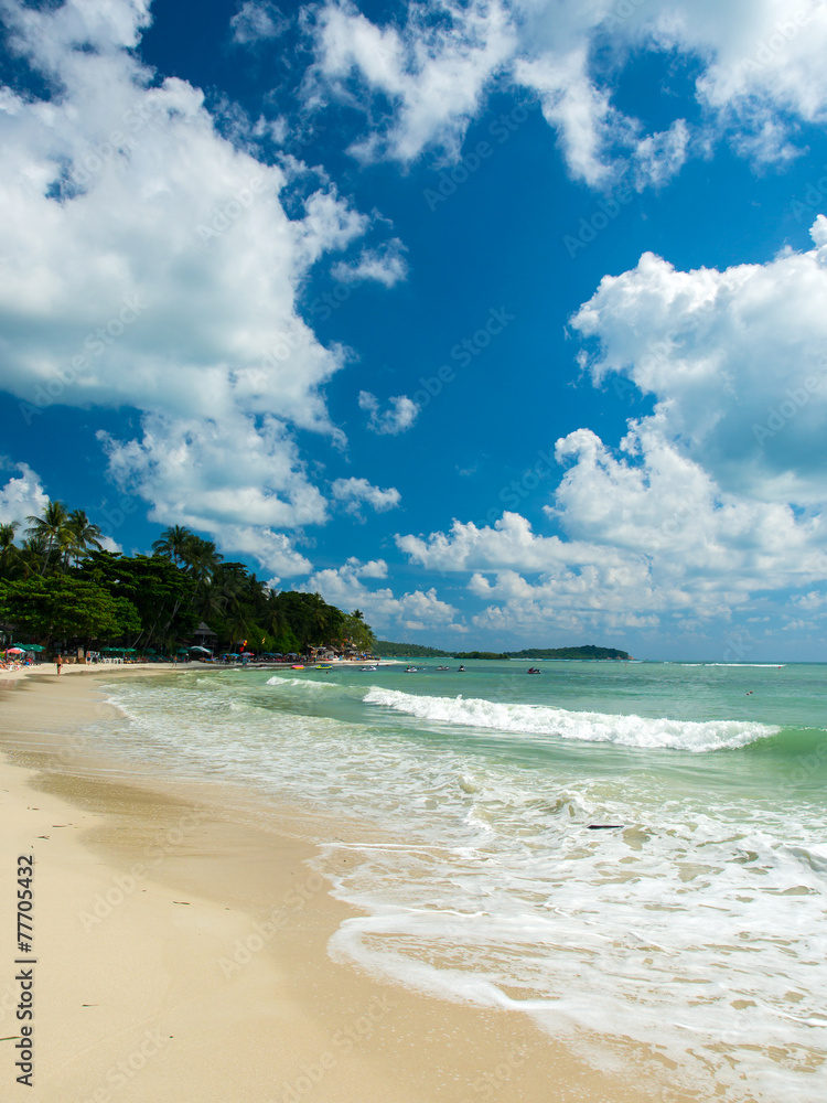 Tropical beach in Koh Samui