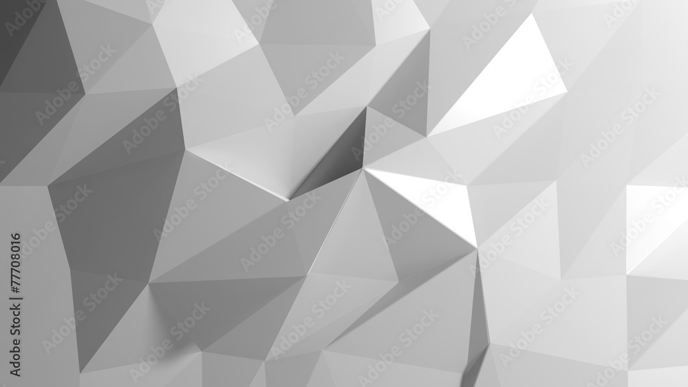 Abstract white low poly background Abstract white low poly background