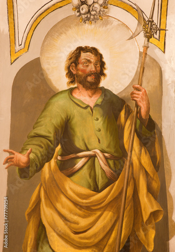 Seville - St. Matthias in church Iglesia de Maria Magdalena.