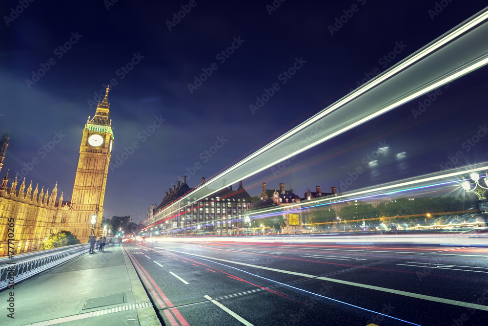 Fototapeta premium Big Ben from Westminster Bridge, London