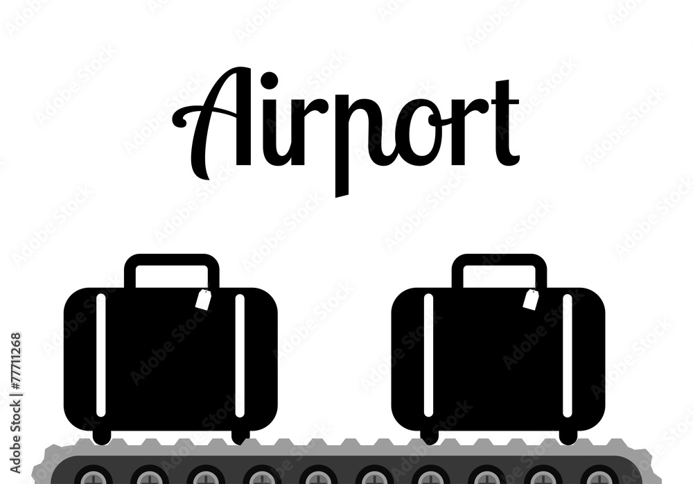 Fototapeta premium airport icons