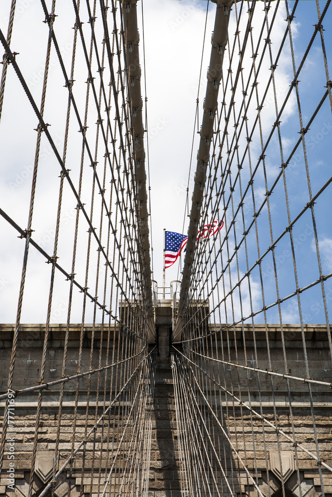 Obraz premium Brooklyn Bridge, Nowy Jork, USA