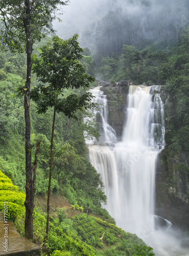 waterfall in Sri Lanka