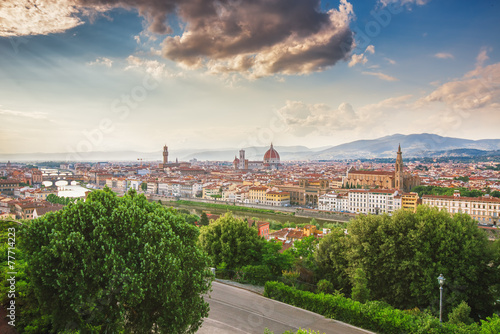 Panorama of Florence  Italy