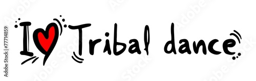Tribal dance love