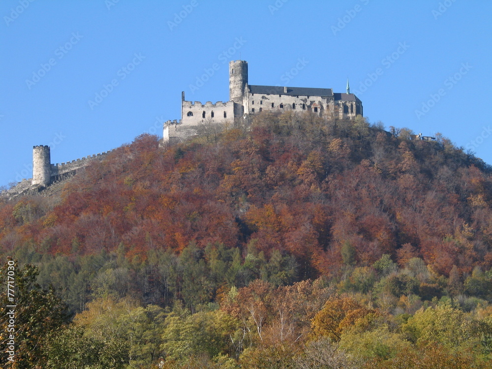 Gothic castle Bezdez in Northern Bohemia