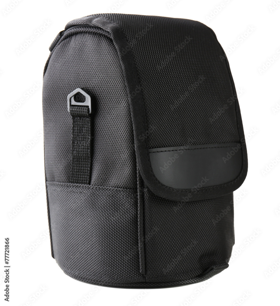 Fototapeta premium Camera case isolated on white