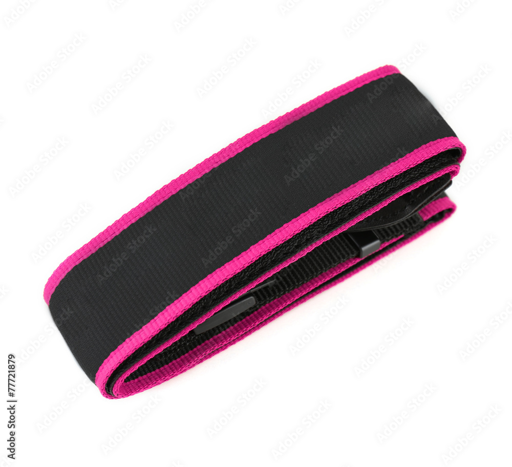 Camera belt isolated on white