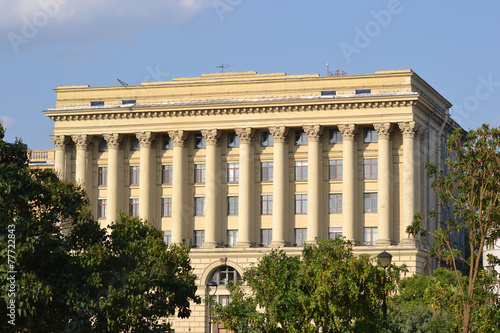Wallpaper Mural The facade of house with columns. Torontodigital.ca