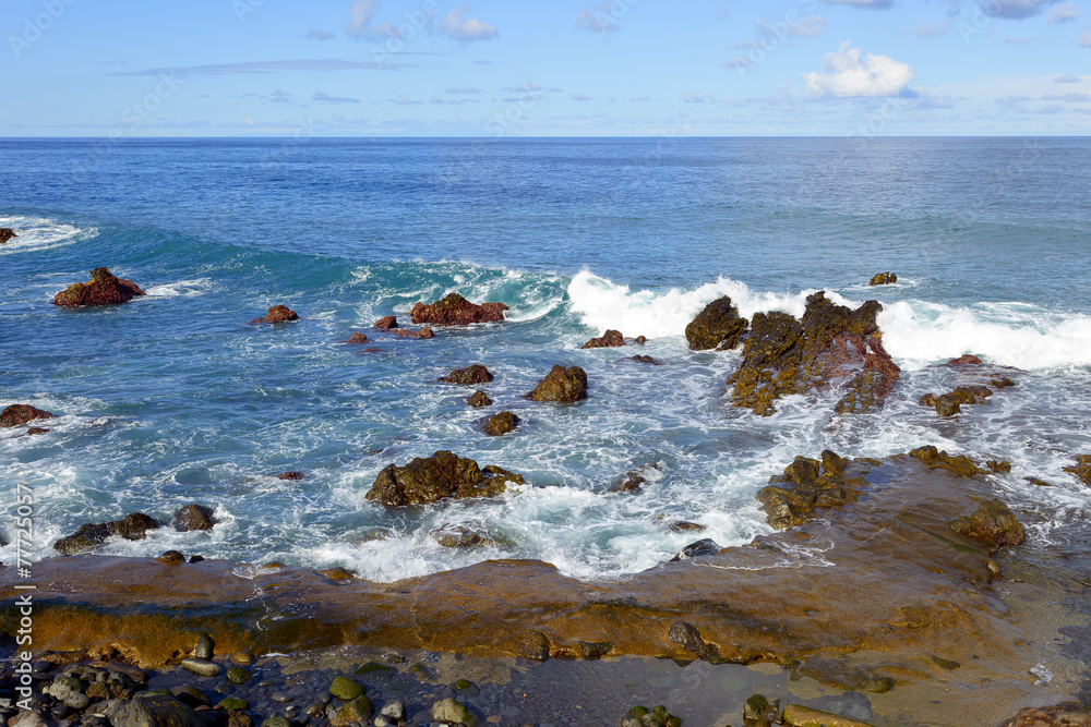 Rocky sea coast