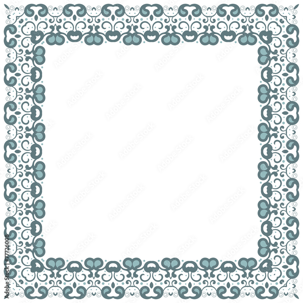 Abstract simmetric square frame Abstract simmetric square frame