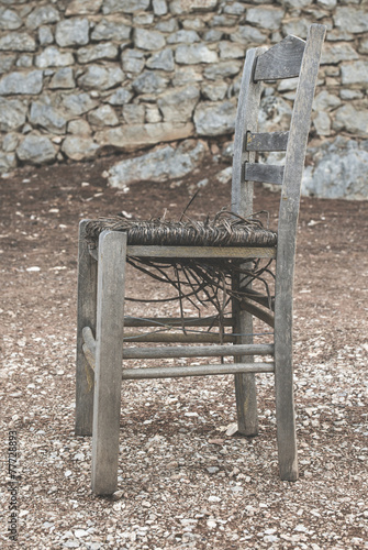 Vintage greek chair