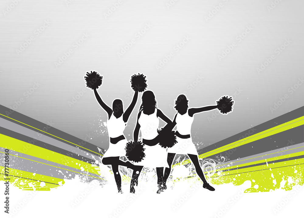 Fototapeta premium Cheerleader background
