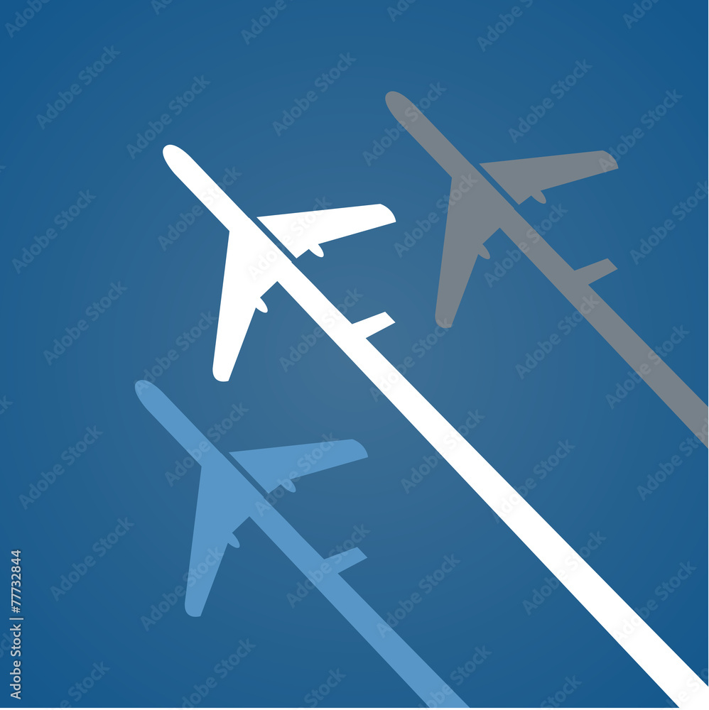 Airplane vector illustration. Airplane vector illustration.