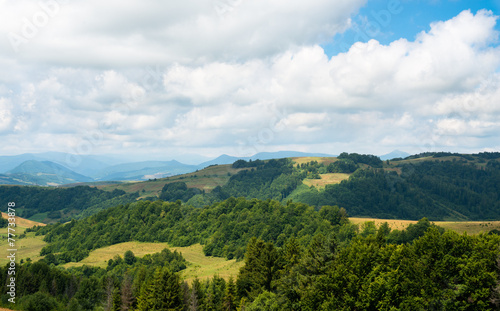 Landscape in the Ukrainian Carpathians