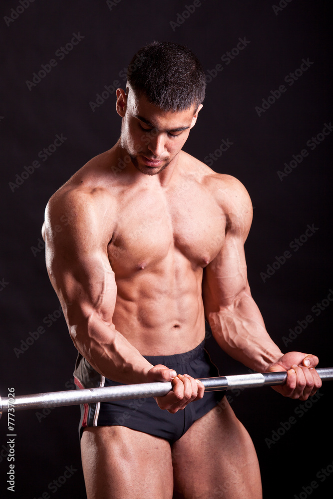 young bodybuilder traininig young bodybuilder traininig