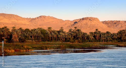 Fotografija Die blauen Wasser des Nils