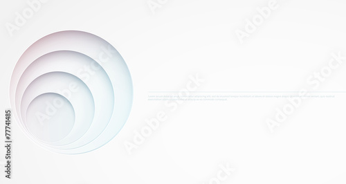 Abstract background. Circle cutouts