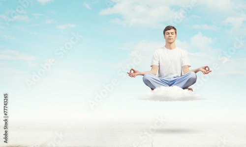 Yoga practicing