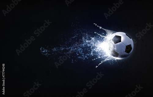 Fotografia, Obraz Soccer ball
