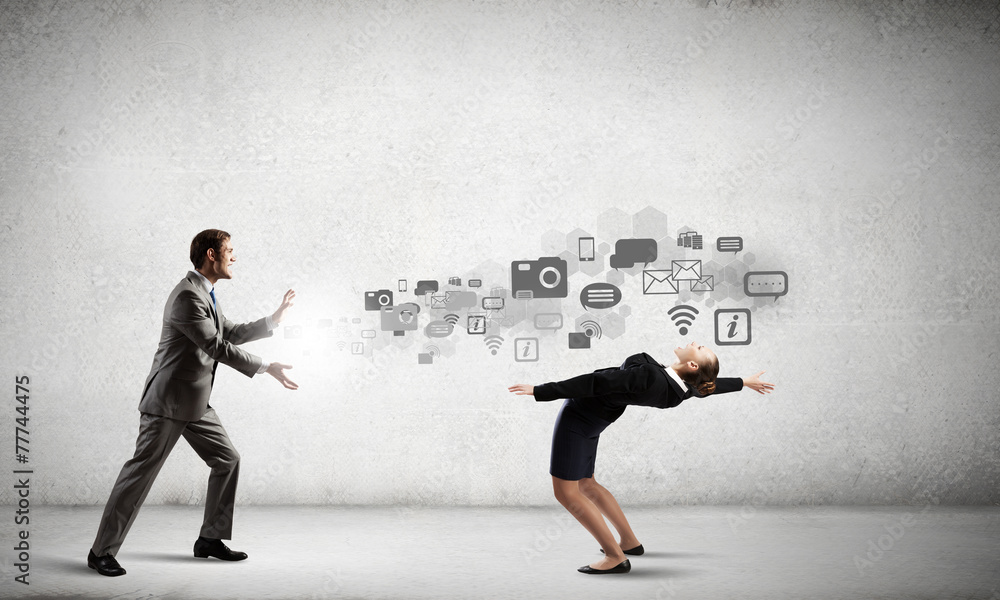 Fototapeta premium Business conflict