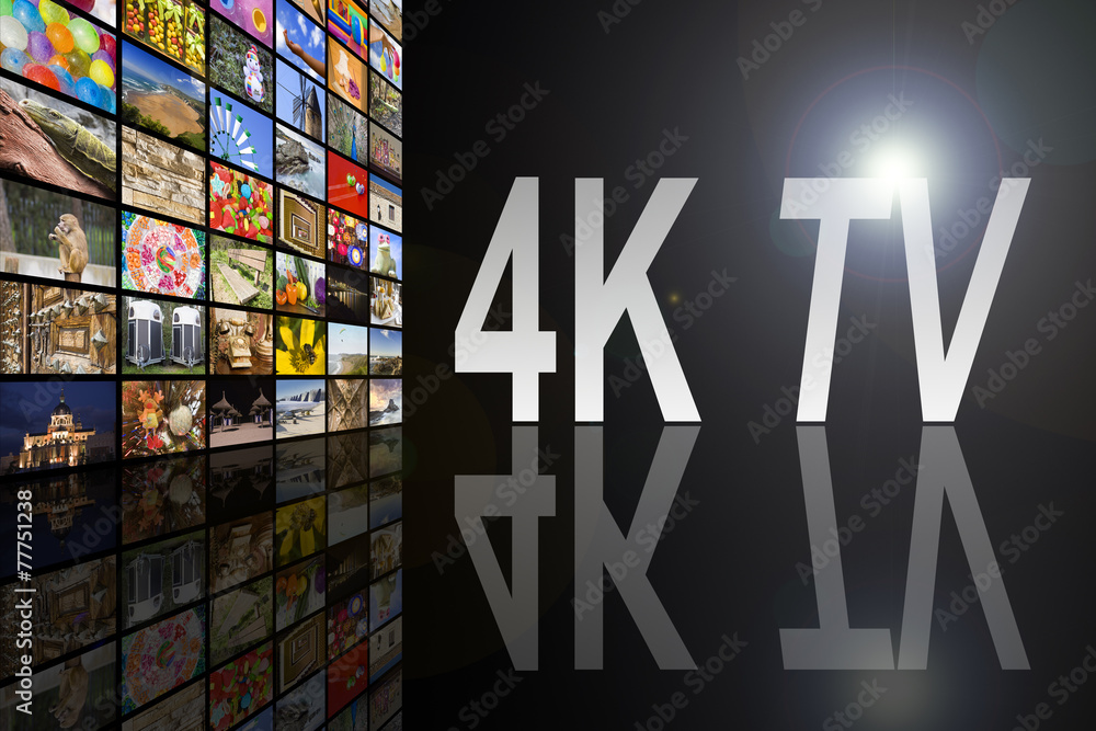 4K TV Concept Stock-Foto | Adobe Stock