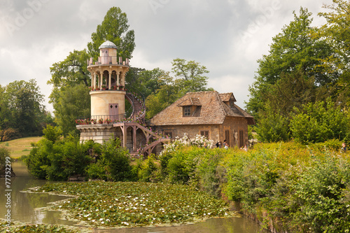 Marlborough Tower on the farm of Marie Antoinette in the park of photo