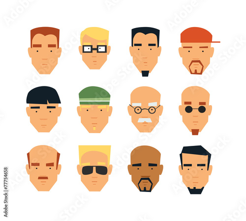 Avatar men faces