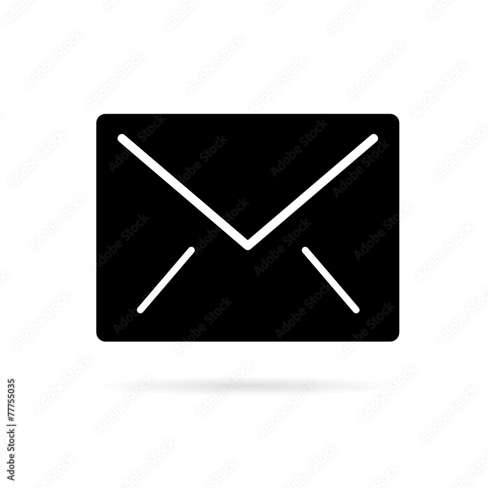 letter envelope icon vector letter envelope icon vector